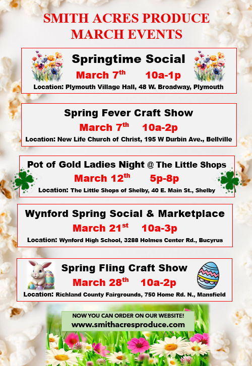 March Events 2026